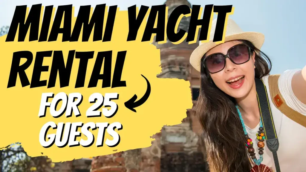 Miami Yacht Rental for 25 Guests